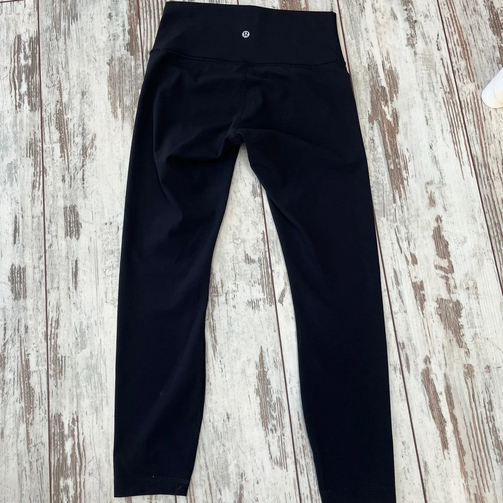 Lululemon Black High-Rise Yoga Leggings - Picture 7 of 12